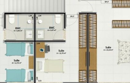 Lux Residence Duplex 3 Quartos e 3 Suites - Cópia #1740 - Apartamento em Pagani, Palhoça - Foto 4